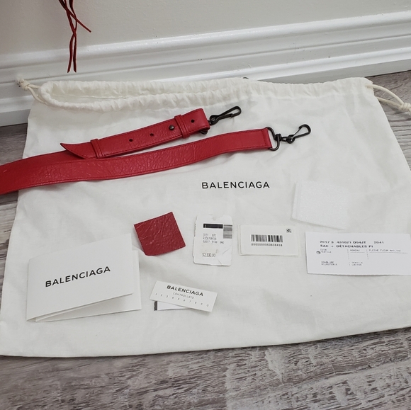100%Authentic Balenciaga ClassicCityBag Red Small - Picture 13 of 16